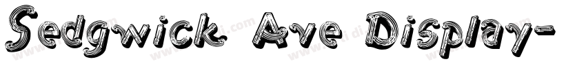 Sedgwick Ave Display字体转换